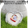 ペット追悼記念ハート型天使墓碑